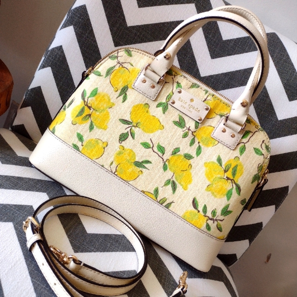 NWOT KATE SPADE 'Make Lemonade' handbag/ shoulder bag/ crossbody